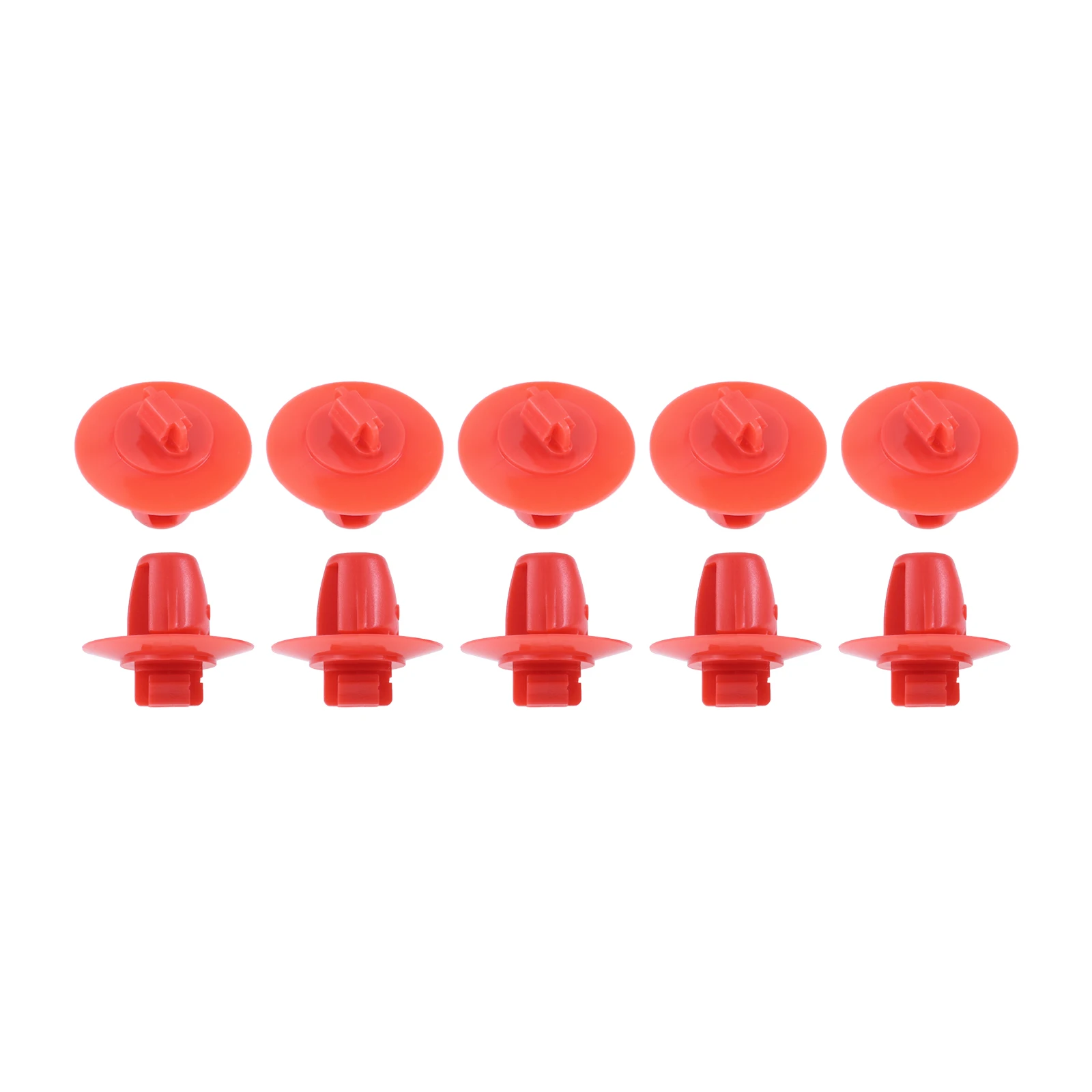 10pcs Car Side Wing Mirror Cap 7701047651 for Renault Megane MK3 Fluence Lining Housing Trim Panel Door Triangle Fastening Clips
