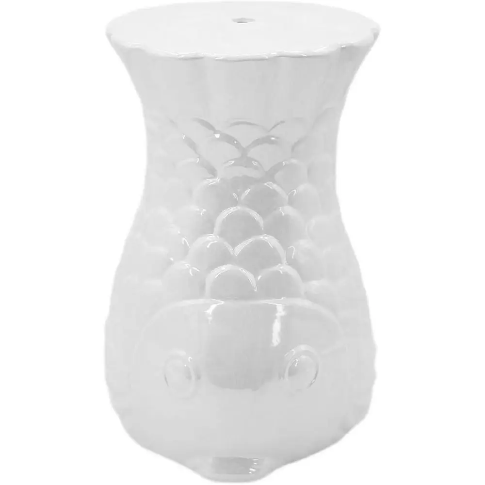 

Ceramic Garden Stool, Glazed Carp-Shaped Shoe Changing Stool Drum Stool, Suitable for Outdoor Garden, Living Room, Terrace, Etc.