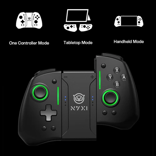 Imagen 2 del producto Controlador de juego Bluetooth NYXI Hyperion Pro, mando inalámbrico negro para Nintendo Switch2/Switch OLED/Switch Lite