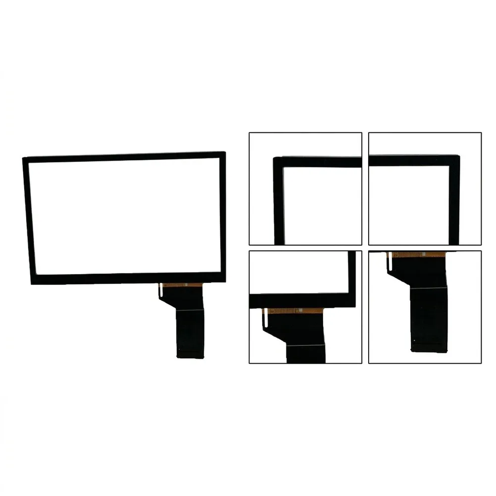 Car Touch Screen Digitizer for MIB2 Head Unit 2015 2016 2017 2018 2019 Sat Nav System 5C0035680G Black Car Touch