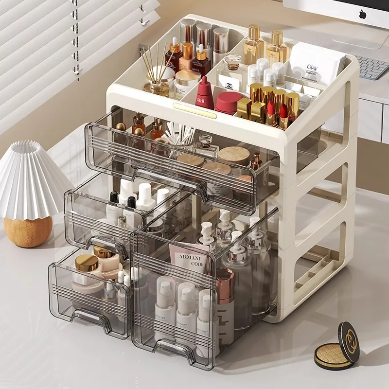 Lipstick Facial Mask Compartment Shelf Drawer Dresser Skin Care Products Storage Box Cosmetics Storage Box