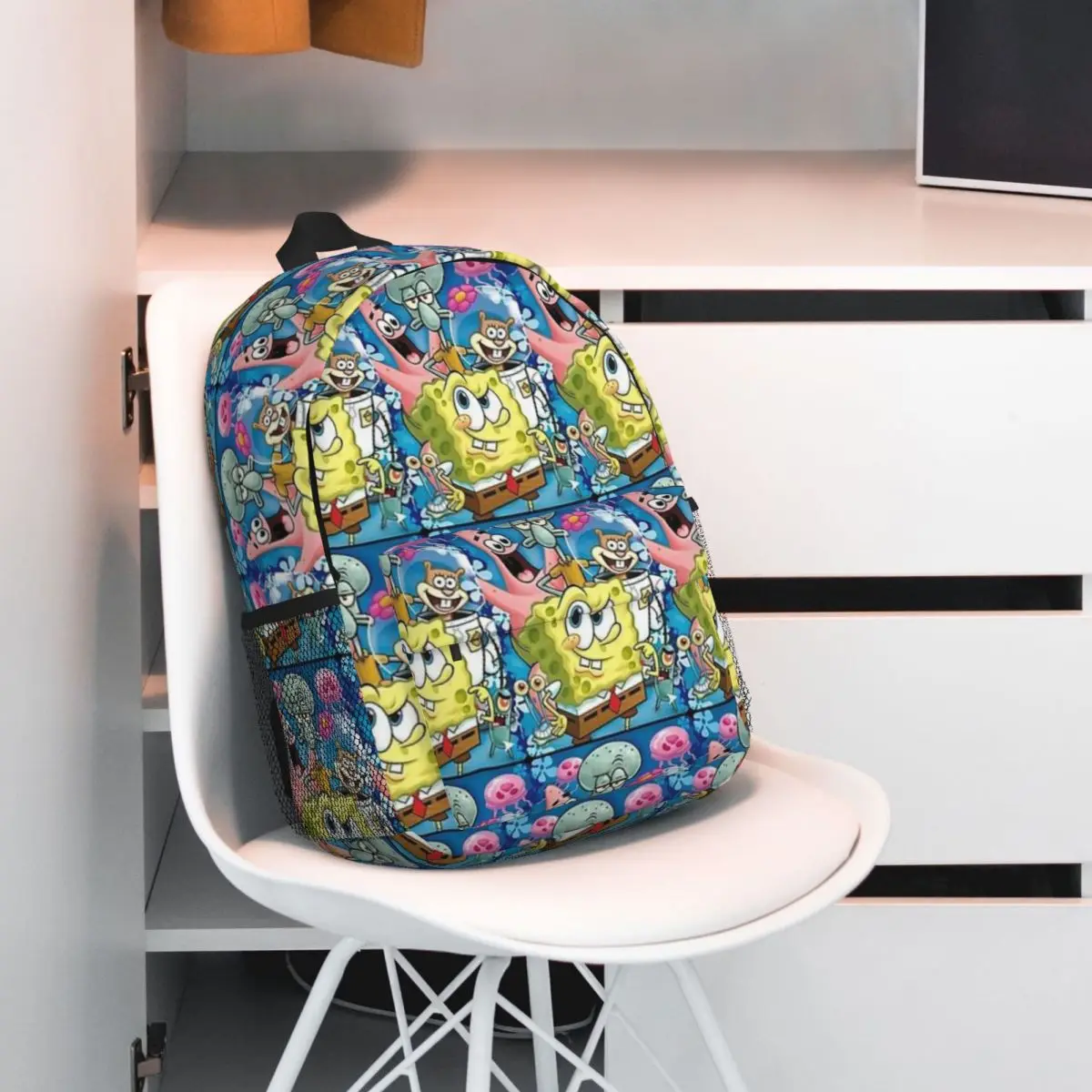 Spongebob Squarepants Leichter 15-Zoll-Rucksack – vielseitige und stilvolle Tasche für Schule, Reisen und den täglichen Gebrauch