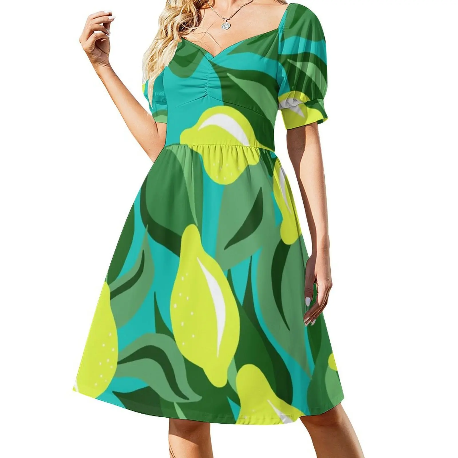 فستان ليمون بوهو أنيق أنيق لحفلات الزفاف على الشاطئ، فستان ليمون ليمون ليمون آرت Egb Arts Evelyn Party Dresses #2