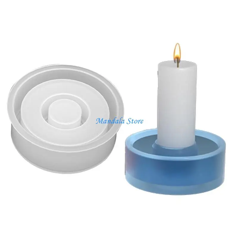 

U2JC Heart Cements Holder Mould Home Decorations Wedding Party Plaster Decors