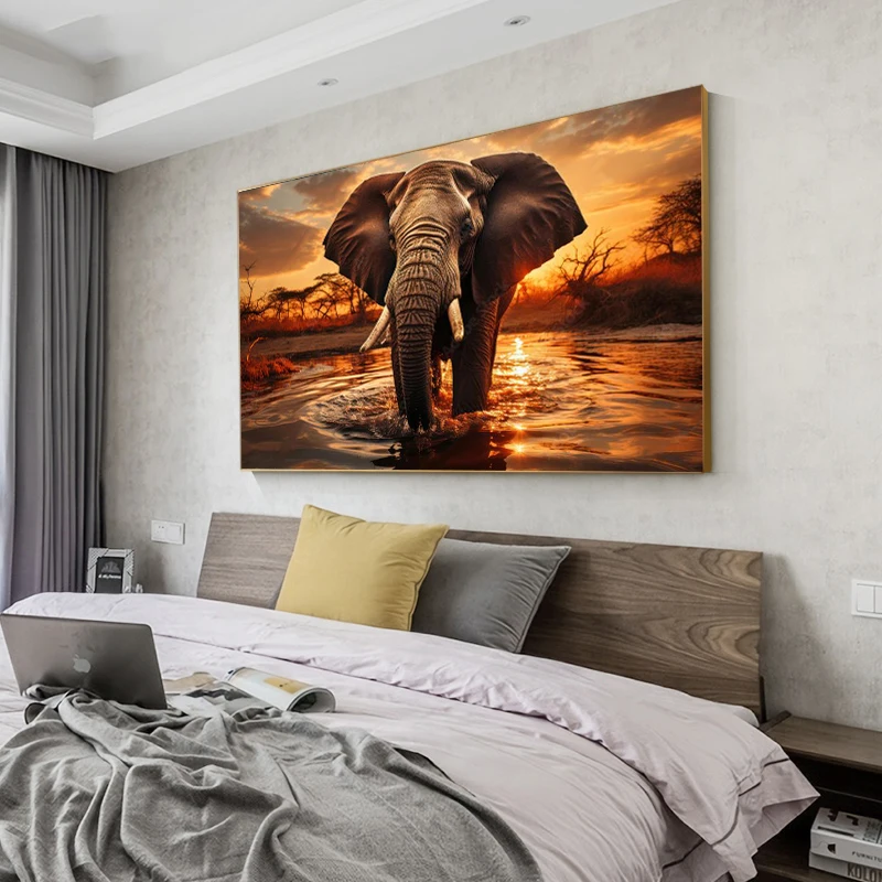 DIY 5D Animal Elephant Diamond Painting , Full Rhinestone Painting, Diamond Art Embroidery Kits, Handmade Home Room Office Decor