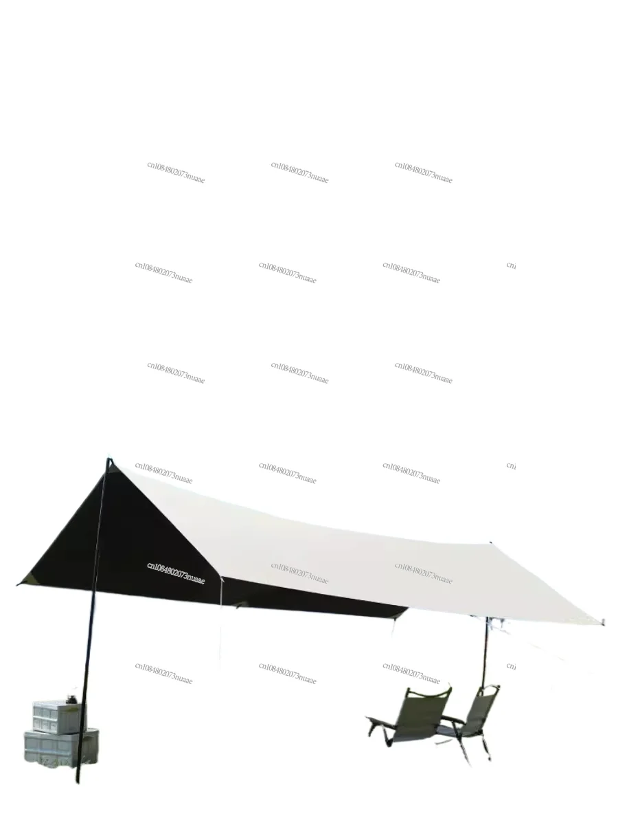 

Outdoor Vinyl Canopy Wilderness Tent, Camping Tent, Sun Protection, Folding Portable Rain Shelter