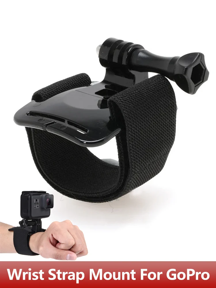 Uchwyt na nadgarstek do GoPro Hero 13 12 11 10 9 8 7 6 5 4 3 SJCAM SJ4000 Insta360 AKASO DJI Osmo Action Akcesoria do kamer — zdjęcie 2