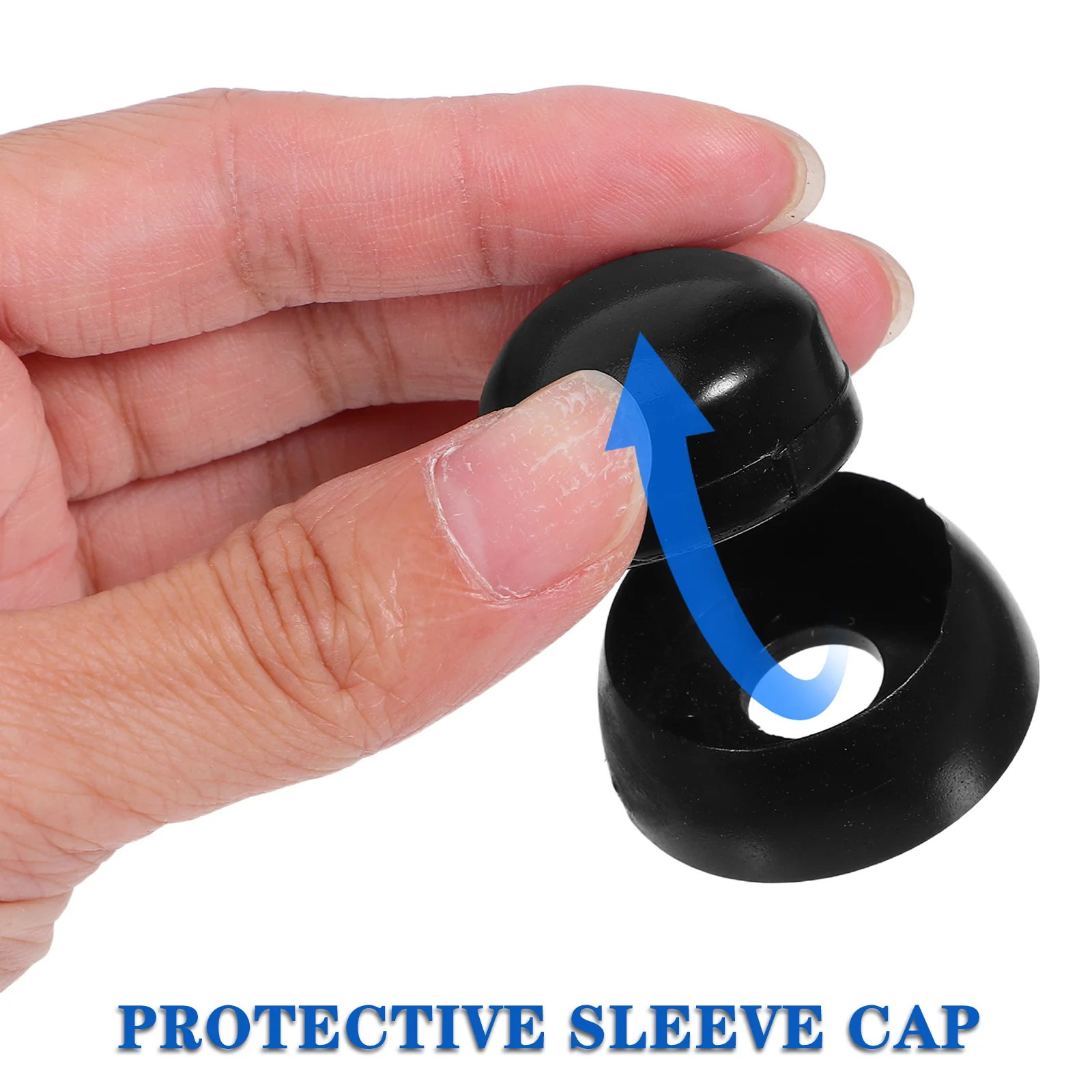 10 قطع من أغطية صامولة بلاستيكية ملونة زاهية لأغطية أمان ملعب البراغي - أغطية حماية لولبية سهلة التركيب أغطية قبة المسمار #2