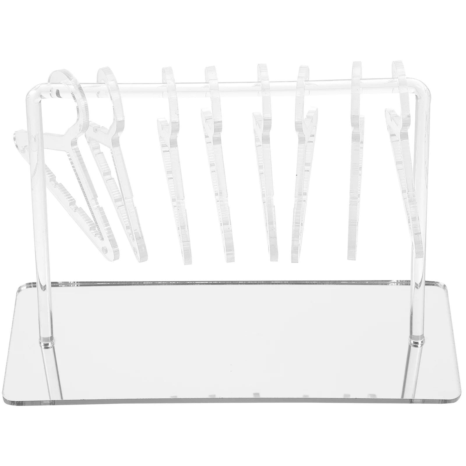 

1 Set Acrylic Earring Holder Jewelry Organizer Stand For Earrings Necklace Bracelet Display Rack Storage Desktop Decor Jewelry
