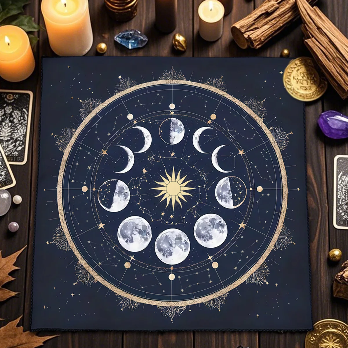 12 Zodiac Creative Tablecloths Tarot Tablecloth Tarot Enthusiasts Use It For Divination Rituals Party Event Decoration