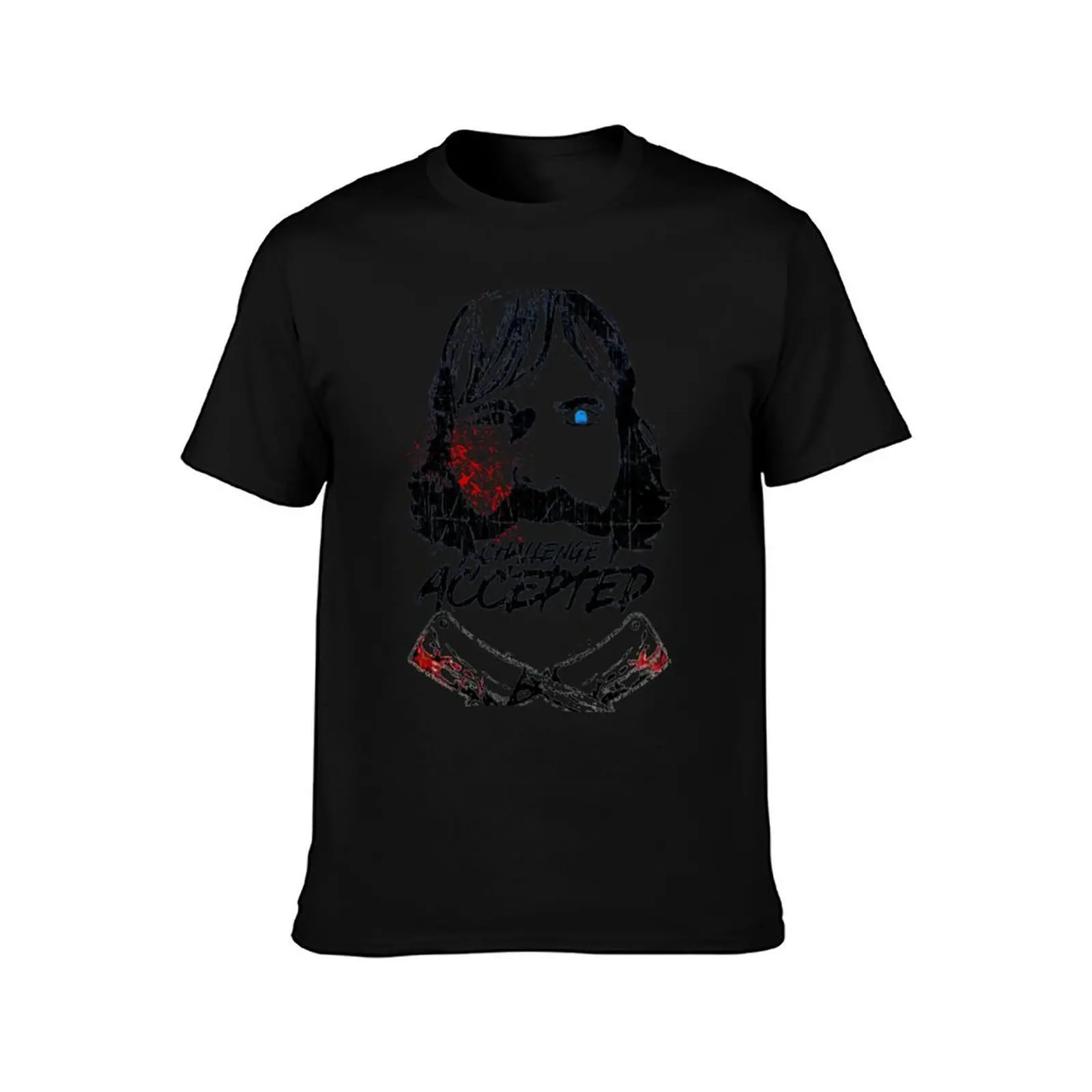 challenge accepted- the Butcher T-Shirt Standard Fit Solid Tee Shirt T-Shirt