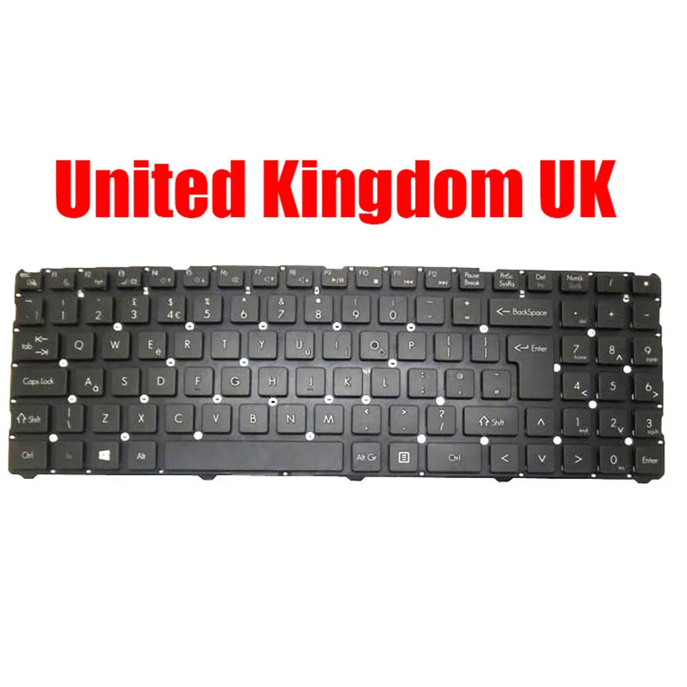 Clavier d'ordinateur portable albanais US/UK/TR/JP pour Quparquet TWD TWS MP-12K73US-920 AETWDU00010 anglais Royaume-Uni Turkey japonais noir nouveau