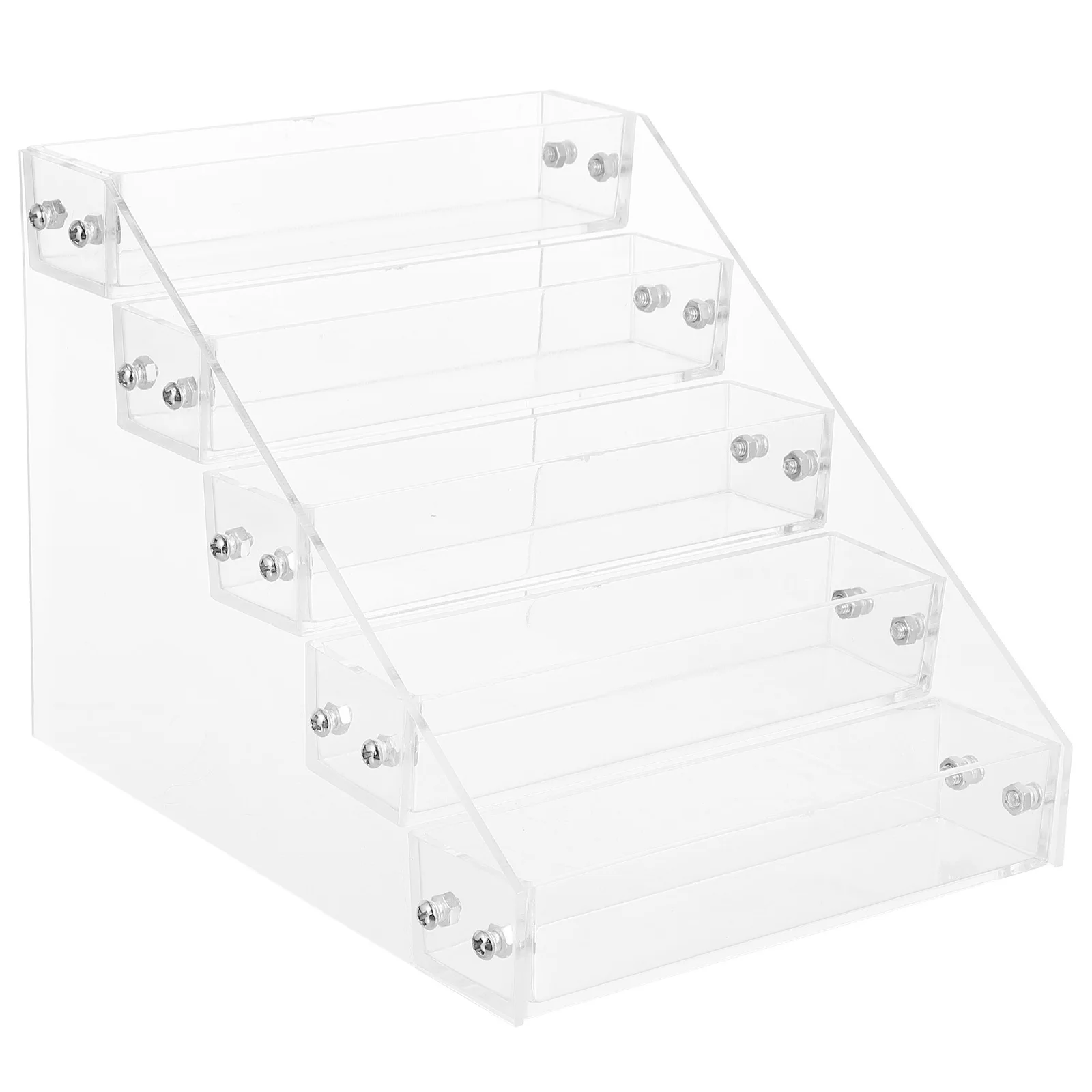 1 قطعة رف شاشة طلاء الأظافر الاكريليك متعدد الطبقات مسمار أداة المنظم مانيكير تخزين حامل صالون الرف مانيكير تخزين الرف