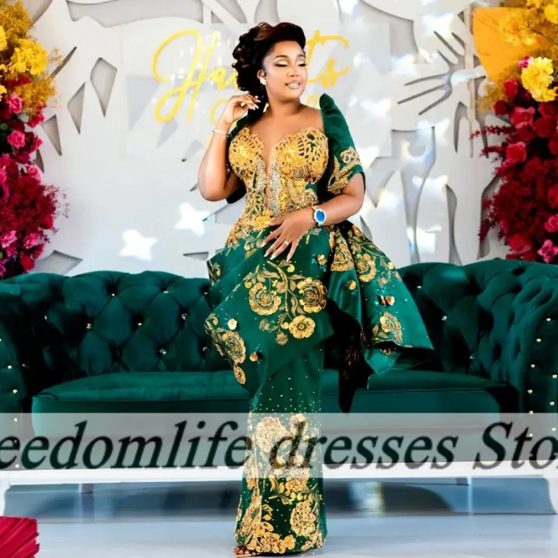 Aso Ebi Green Eveni… - image