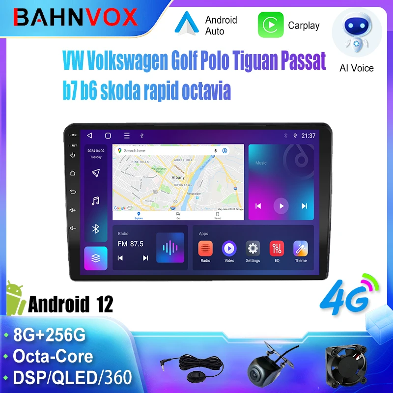 Android Car Radio GPS Navigation Multimedia Video Player for VW Volkswagen Golf Polo Tiguan Passat b7 b6 skoda rapid octavia