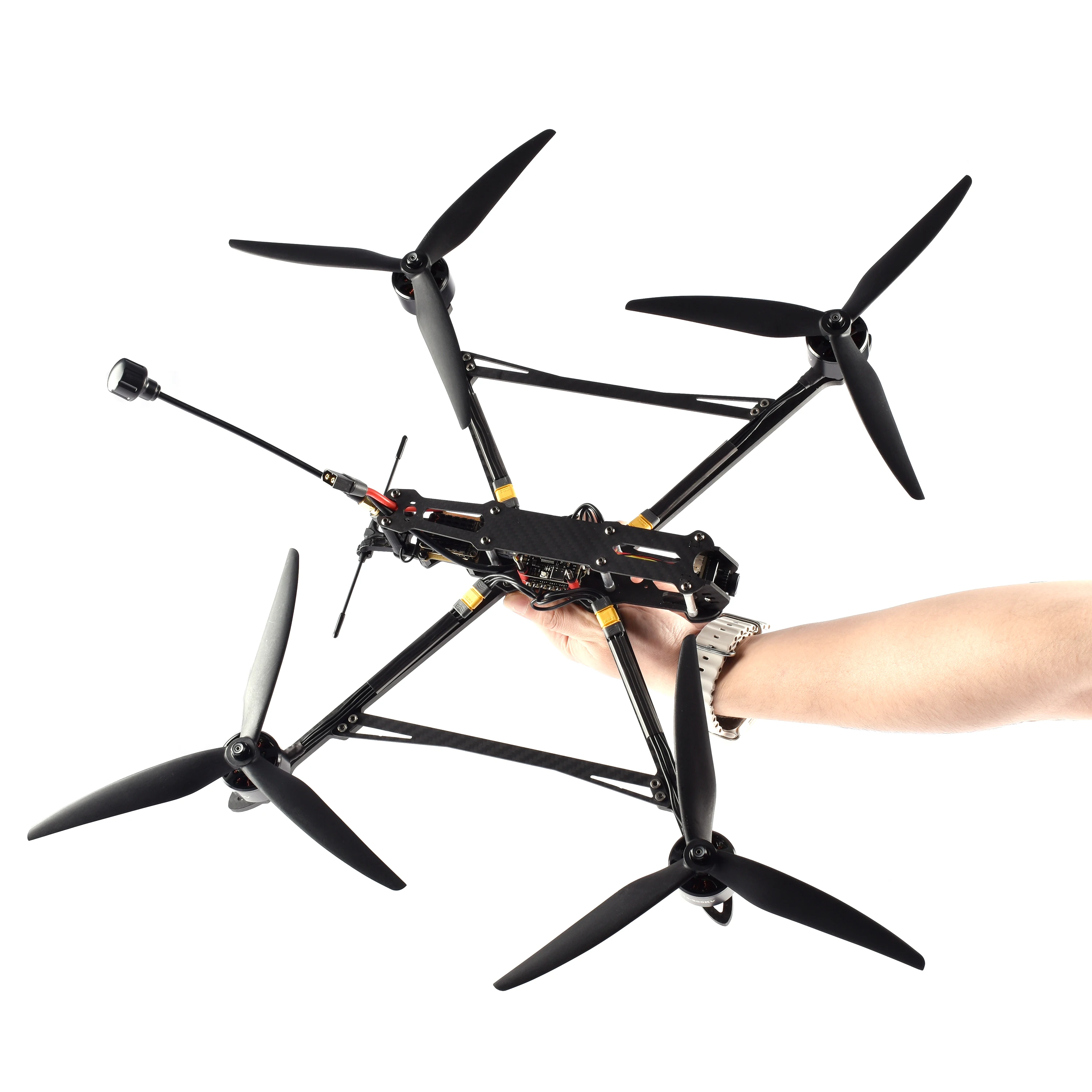 Mark 4 V2 10inch Carbon Fiber Drone Frame Kit F405 65A Stack 3115 900KV Motor 1050 Propeller ELRS 915mhz/2.4G Nano Receiver Part