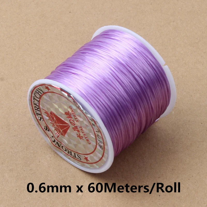 60M Strong Elastic Beading Cord for Jewellery Making