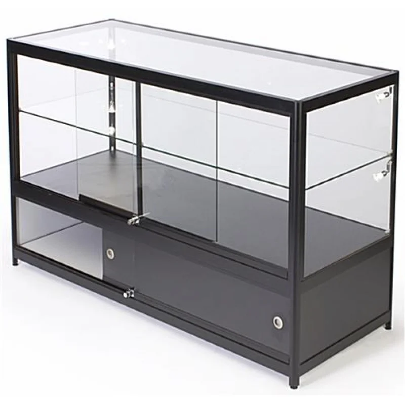 custom，High Quality Glass Display Showcase Display Show Modern Lighted Glass Display Cabinet For Retail Store