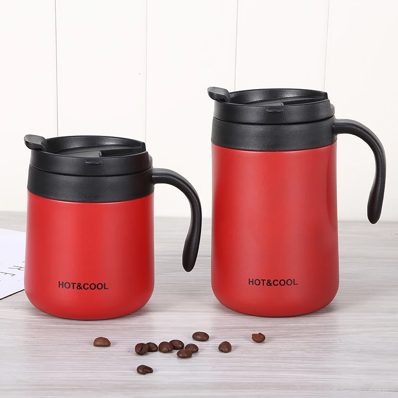 

Handle Stainless Double Wall Vacuum Insulated Tumbler - Coffee Mug with Lid Stocked Drinkware