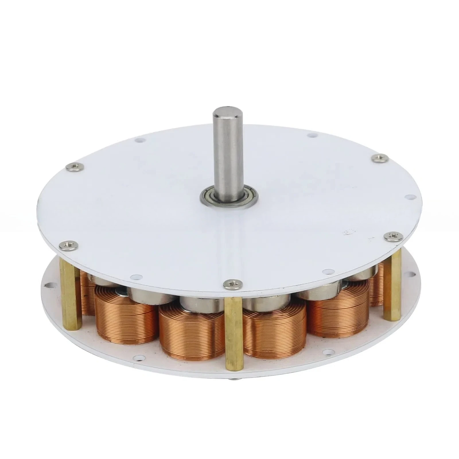 Compact Disc Type Generator 80W-100W Low RPM with Strong Magnets for Wind Turbine DIY and Education Use