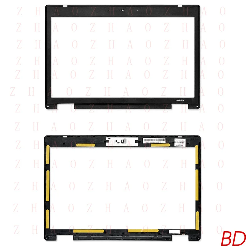 L+ LCD Back Cover Palmrest Bottom Case Shell Brown/ Black For HP 6560B 6570B