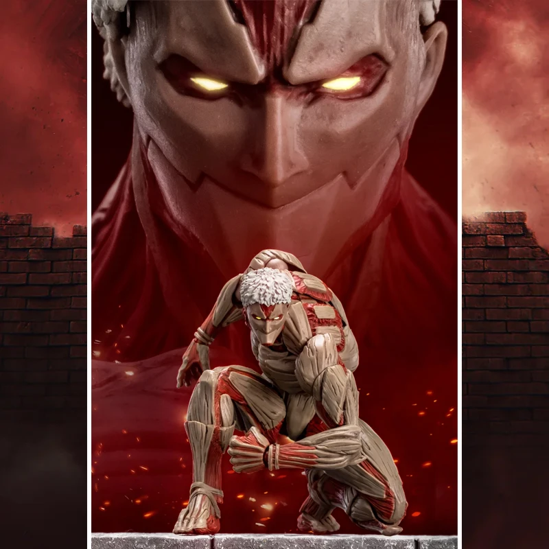 

Amazing Yamaguchi Attack On Titan Armored Titan Anime Ko Articulated Action Figures Model Kit Collectible Trendy Toys Boy Gifts
