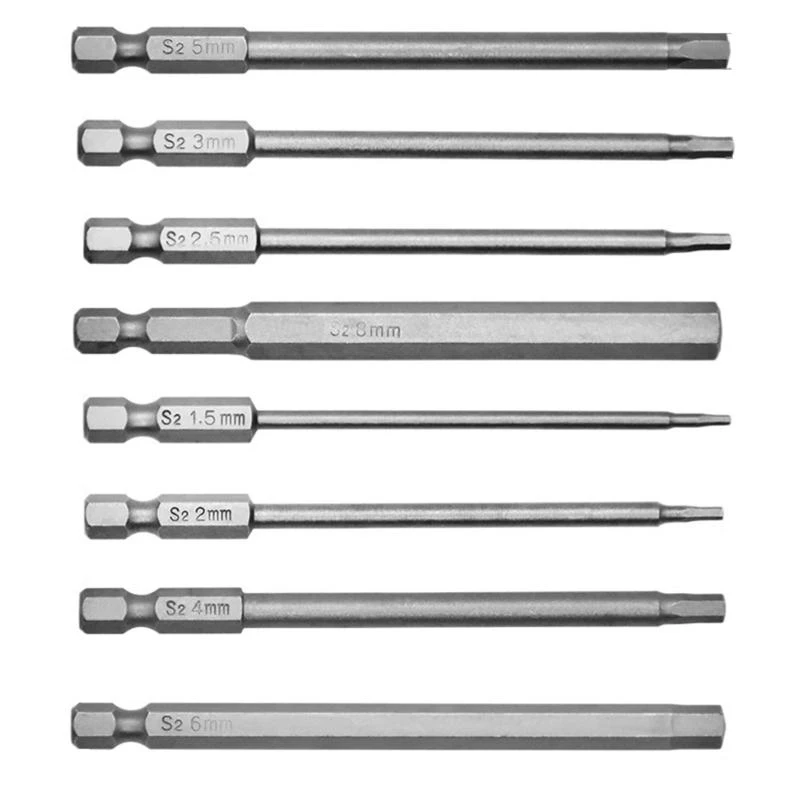 

Head AllenWrench Drill Bit Set Long AllenScrewdriver Bit Tip Screwdriver SocketBit