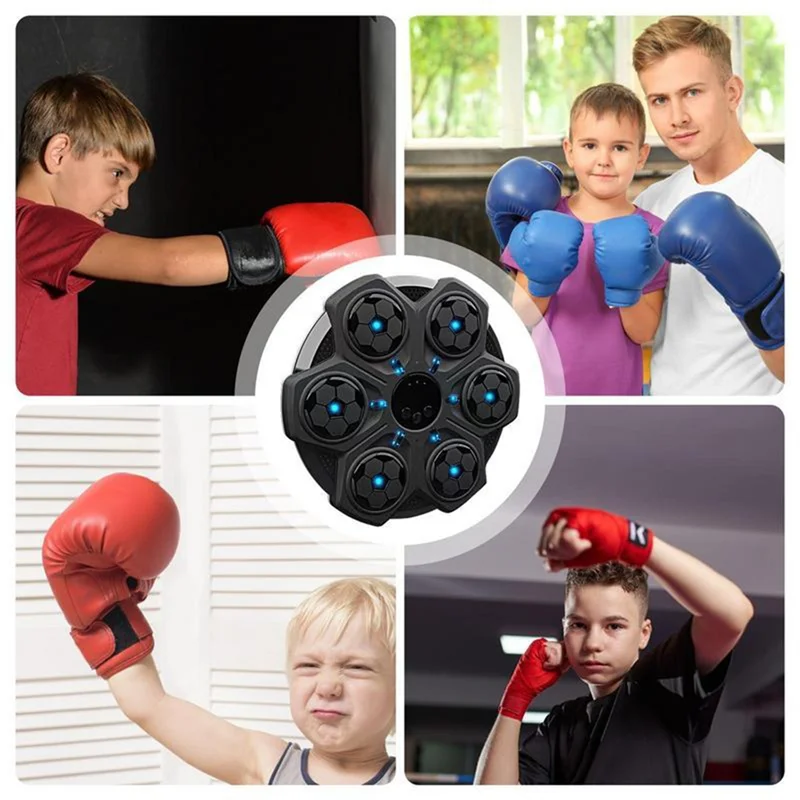 

Interactive Boxing Training Machine - Music Workout Wall Punching Pad For Enhanced Boxing Experience-B60B