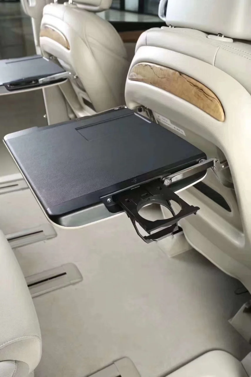 China Factory  Power  car Interior parts Auto seat back  table /car table  for  LUXURY VIP \electric seat table