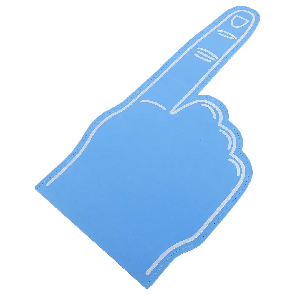 

Blue EVA Foam Finger Cots for Sports Giant H Party Noisemaker Cheerleading Props Lightweight Easy to Hold for Basketball