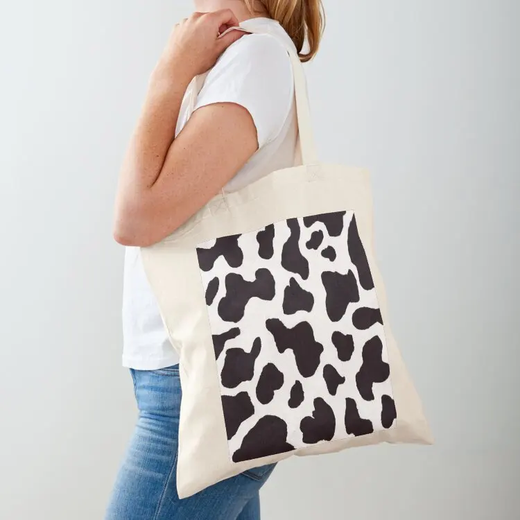 

Cow Print Tote Bag shopping trolley bag Canvas bag for women female Large bags for women