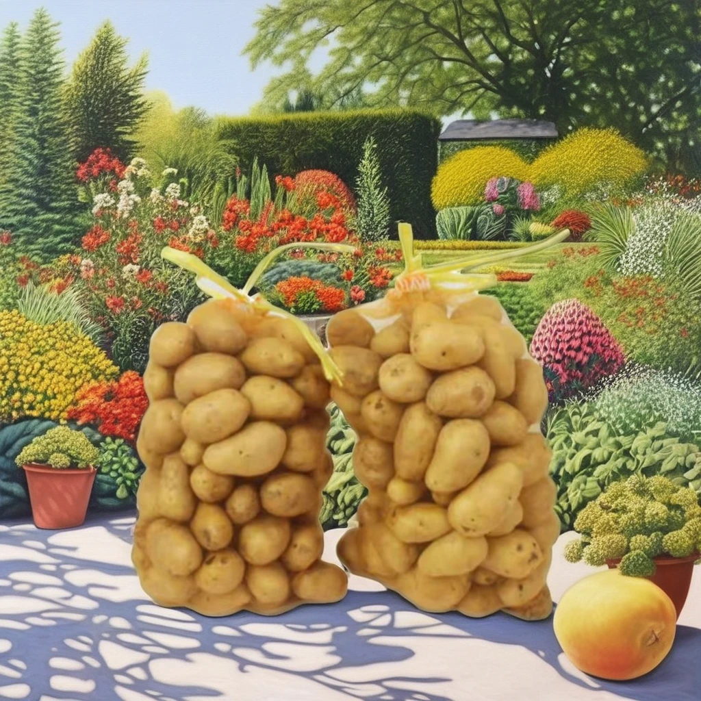 2025년 공장 직영 레노 메쉬 과일 및 채소 포장용 고품질 인쇄 제품 가지 및 감자 포장 백