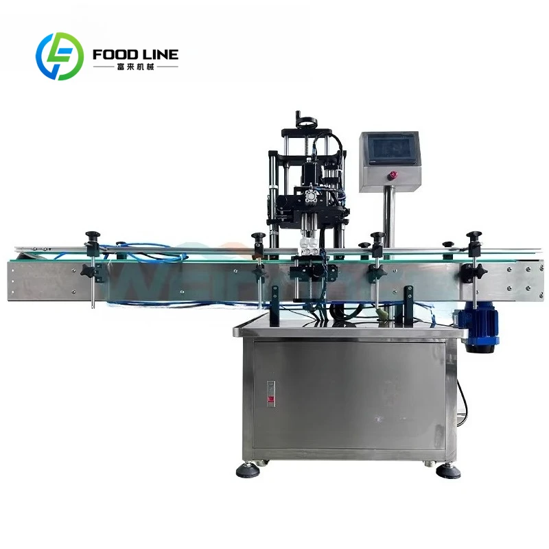 High Speed Customized Pneumatic Screw Pump Capping Machine for Plastic Thread Bottle Sealing Equipment