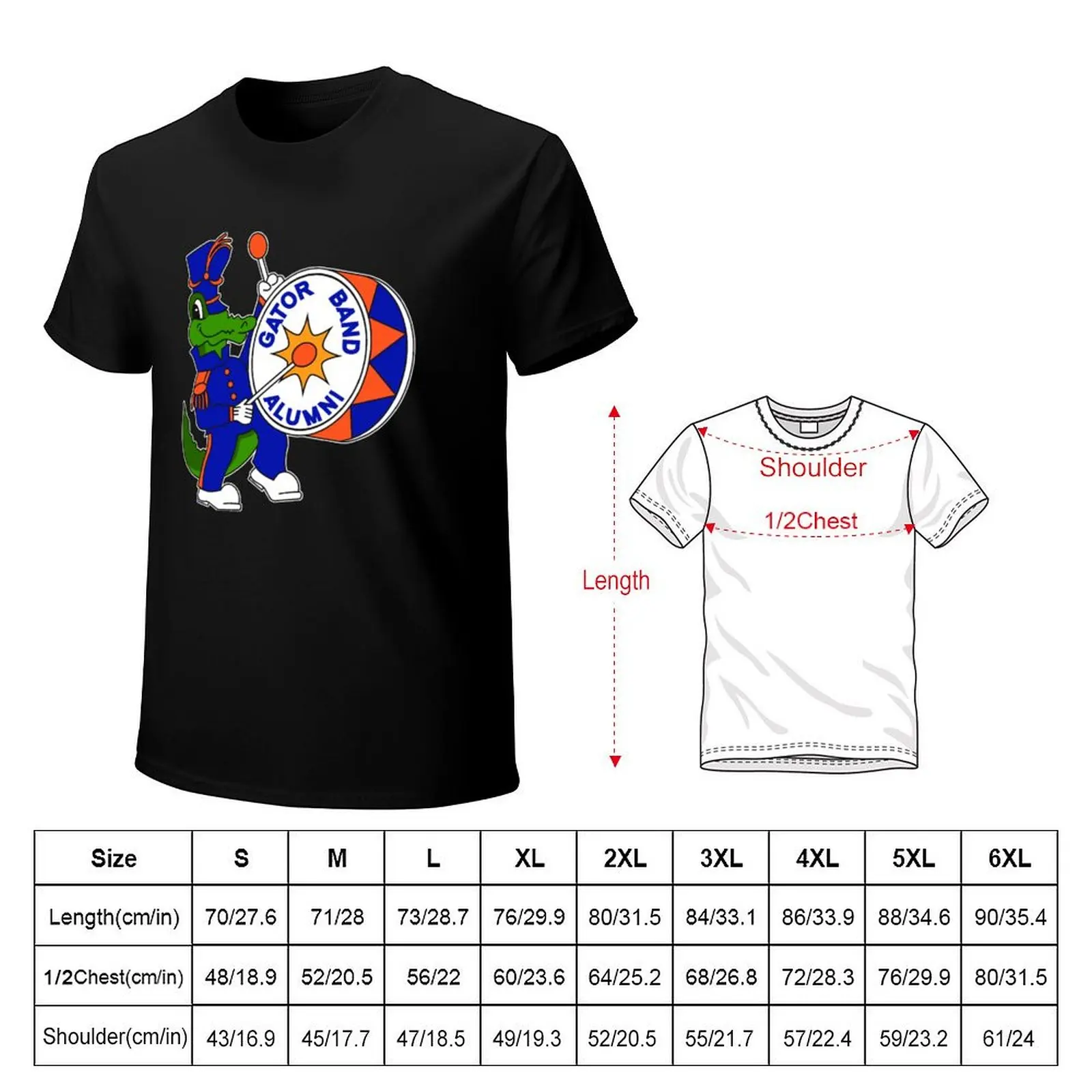 Gator Alumni Association T-Shirt Work Comfort T-Shirt for Men