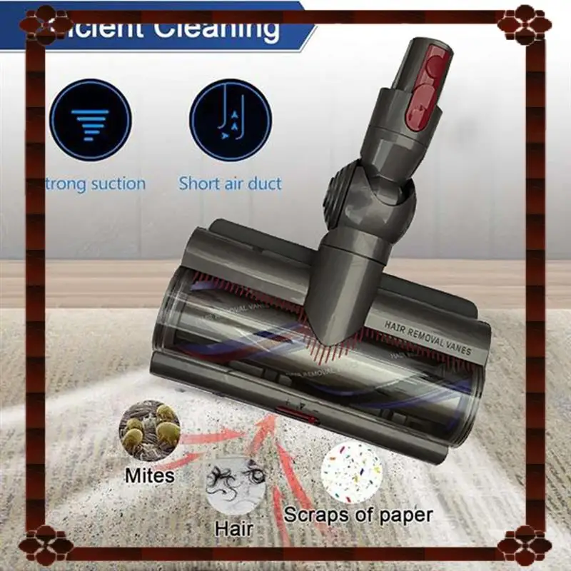 

24-Hour Delivery Quick-Release Direct Drive Brush Head For Dyson V7 V8 V10 V11 V15 Vacuum Cleaner Parts For Hard Floor Suction A