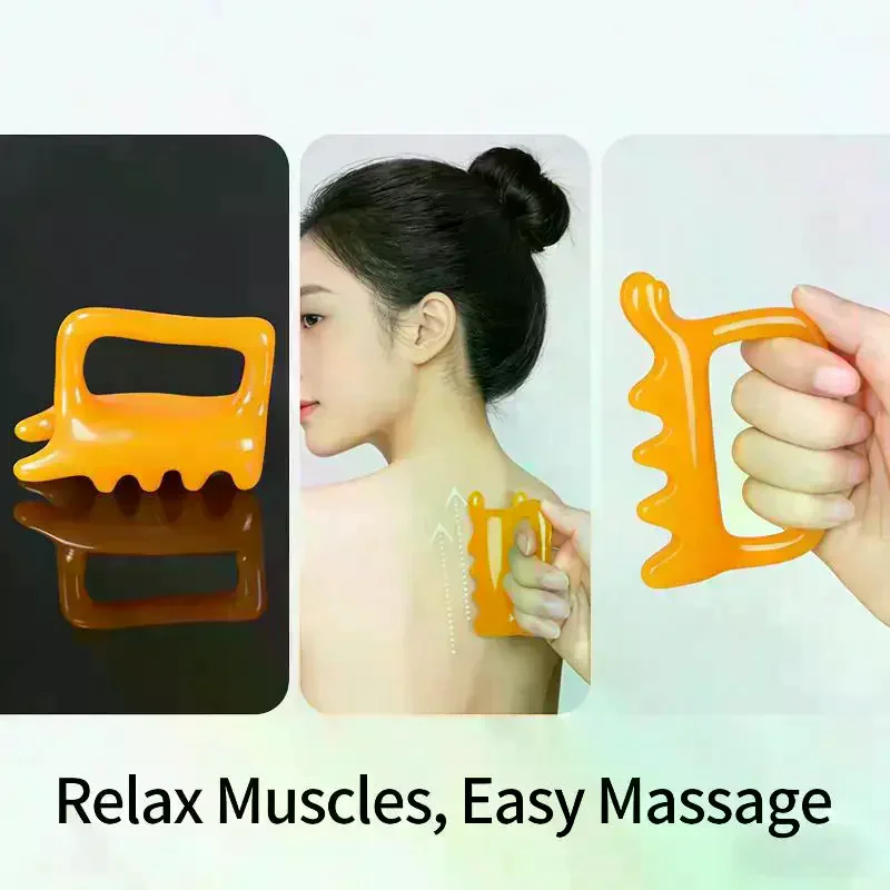 Facial Skincare  Massage Tool With Anti-Slip Handle Ergonomic Design Massage Nodules For Muscle Relaxation Home Use