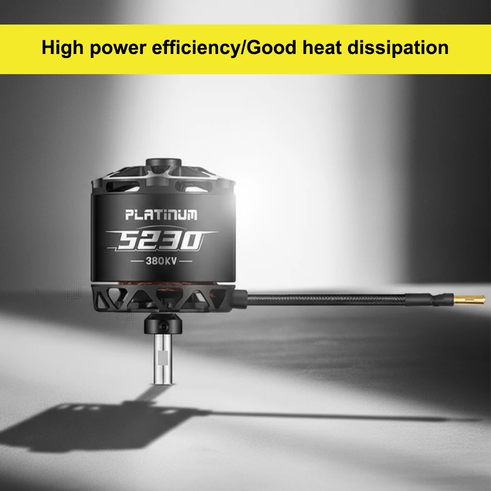 Hobbywing Platinum 5230 Series Fixed Wing Motor Model Aircraft Double Dynamic Balance Detection Strictly Controls Motor
