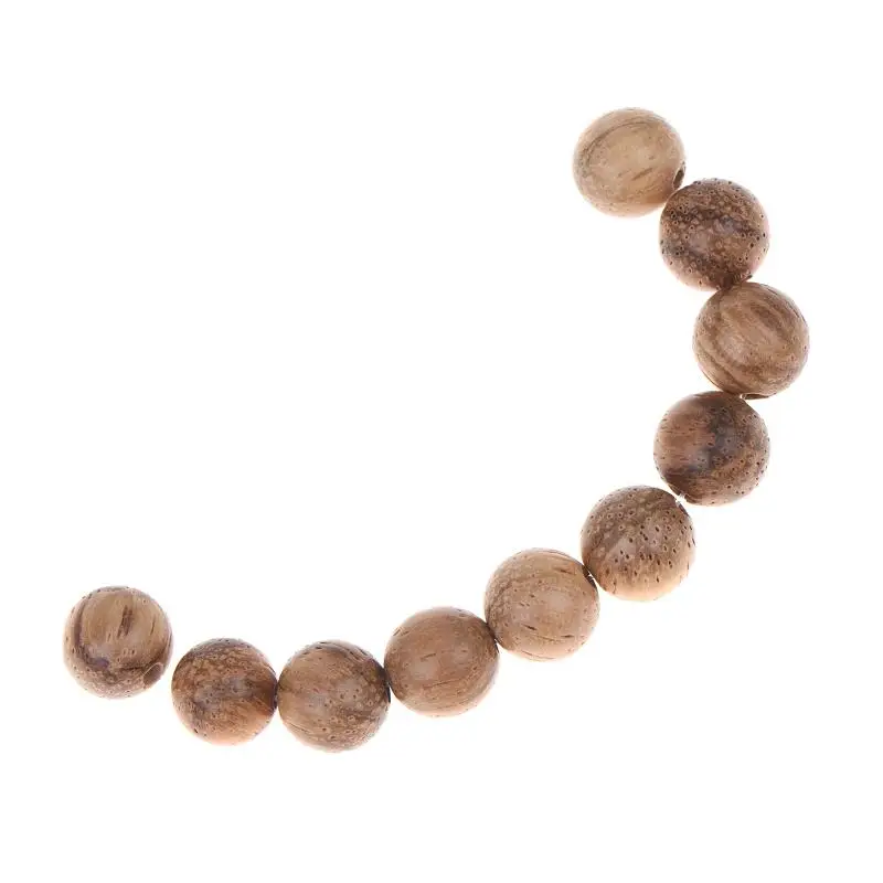 Natural Vintage Wooden Round Scattered Beads Original Wood Color for Craft Lovers DIY Jewelry Home Decoration Art Projects