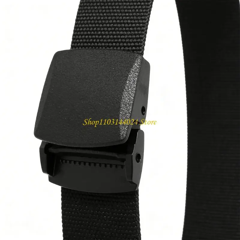 N5KE Lightweight 38mm Plastic Buckle For Belts NonMetal Construction Easy To Carry For Travel Airport Security