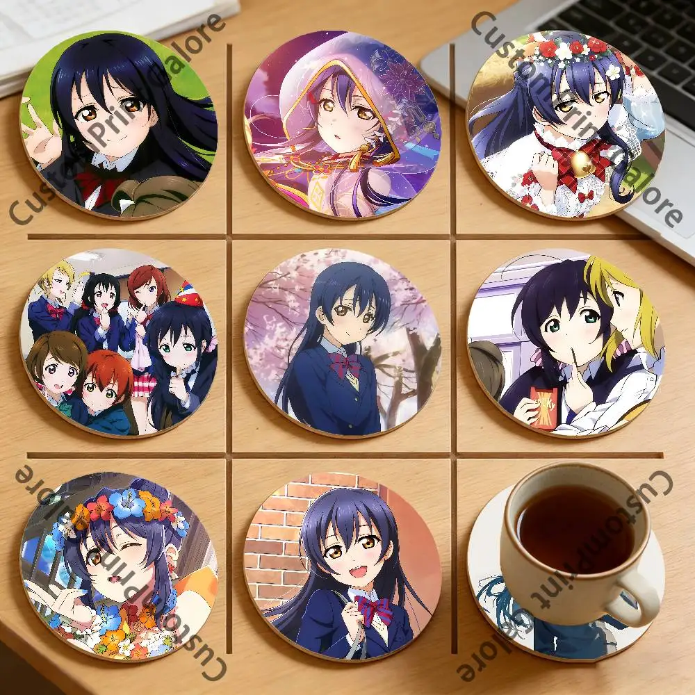 

U-Umi S-Sonoda Heat-Resistant Pine Coasters Lightweight Sturdy for All Drinkware Easy to Clean