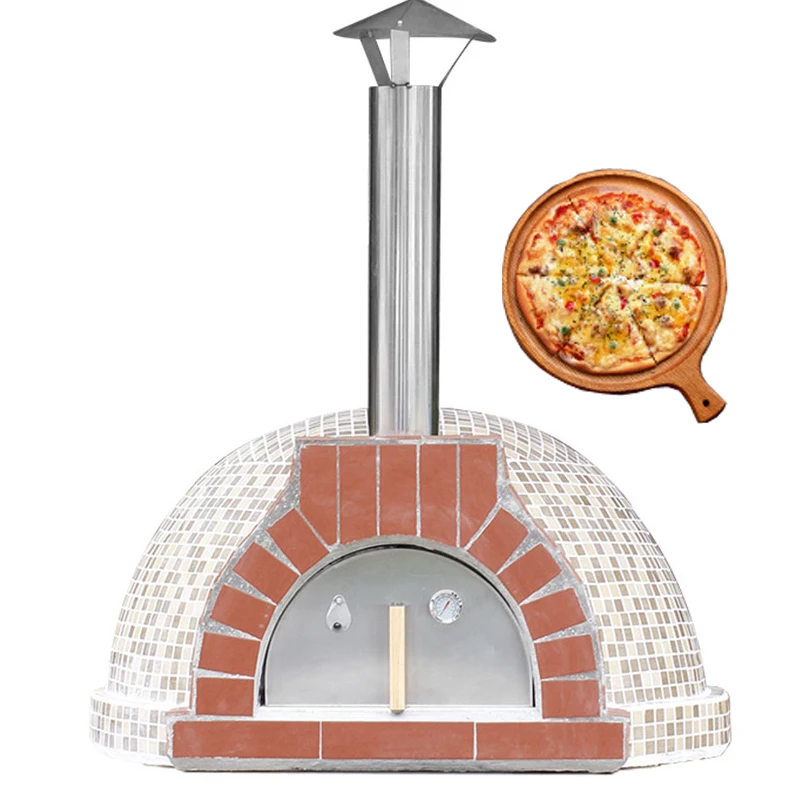 Italian Style Wood Fired Brick Pizza Oven Stone Pizza Oven for Commercial Restaurant Baking