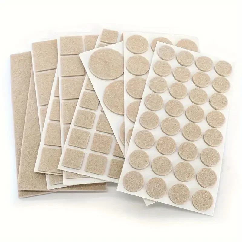 Self Adhesive Felt Furniture Pads Chair Leg Protectors Anti Scratch Floor Protectors for Hardwood Floor Table Sofa Chair Feet