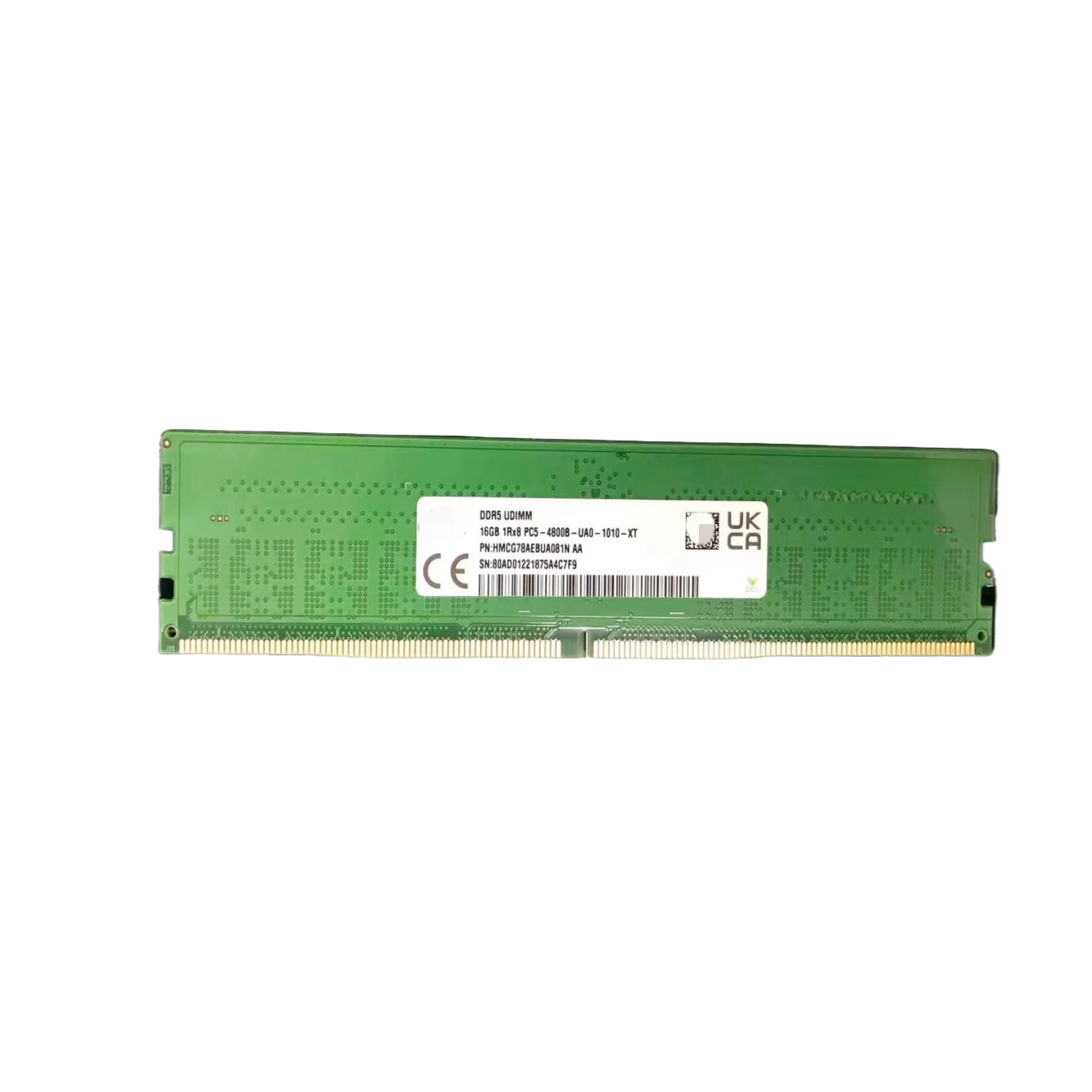 

HMCG78AEBUA081N 16G 1RX8 4800B DDR5 UDIMM
