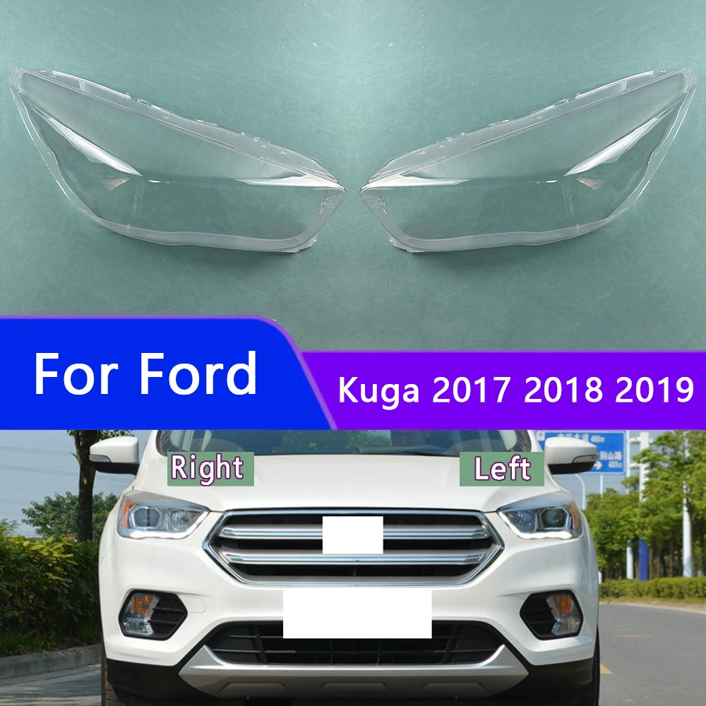 

For Ford Kuga 2017 2018 2019 Headlamp Cover Shade Front Headlight Lamp Shell Plexiglass Replace The Original Lampshade