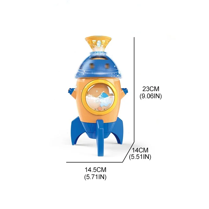 Voar jato de água brinquedo bola lançador rotativo spray imersão jardim quintal wiggle respingo brinquedos divertidos ao ar livre para o presente do miúdo