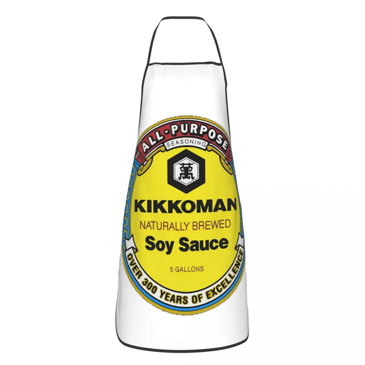 All Purpose Kikkoman Soy Sauce Print Design Apron Chef Cooking Baking Tablier Bib Kitchen Cleaning Pinafore for Women Men