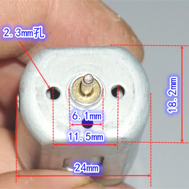 24Mm Mabuchi FC-280SA-4030 Dc 3V-5V 28000Rpm Hoge Snelheid Koolborstel Motor Voor Speelgoed Auto Boot Model