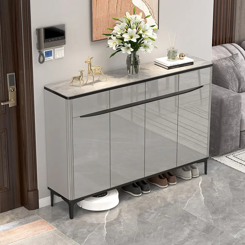 

Display Cheap Shoe Cabinet Minimalist Vintage Space Saving Shoe Cabinet Storage Entryway Wooden Zapatera Furniture For Home