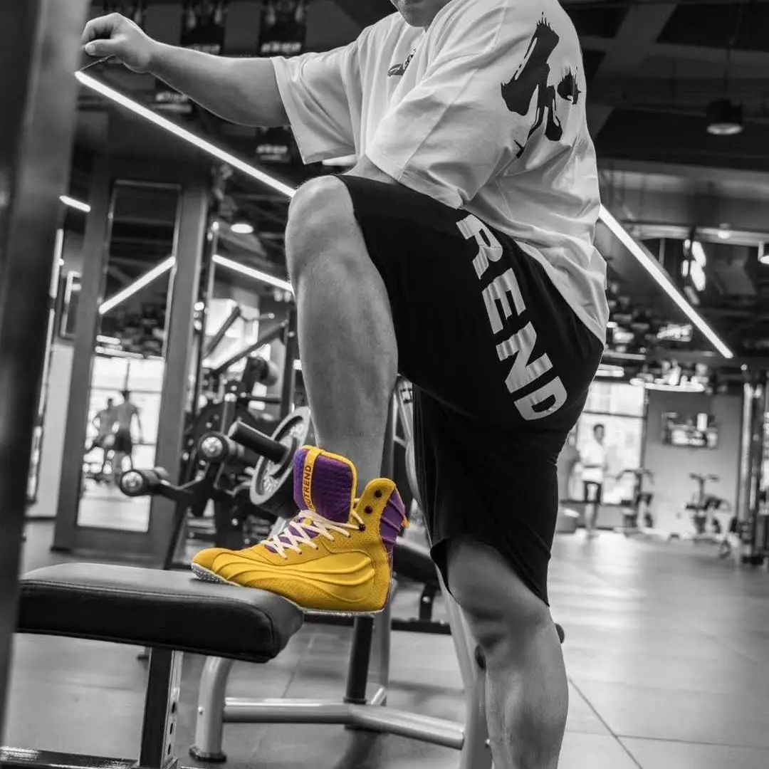 Men's Boxing Shoes Professional Wrestling Shoes Classic Comfort Fighting Boxing Boots Training Gear Sneakers