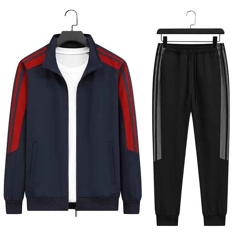 

2024 Autumn Tracksuits Men Set Casual Jacket Pants Corduroy Sweatshirt Sportswear Coats Jacket+Pant Sport Homme Running Suits